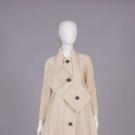 PIERRE CARDIN COTTON DUCK TRENCH COAT, PARIS, 1960s