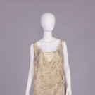 LAME’ LACE EVENING GOWN, c. 1930