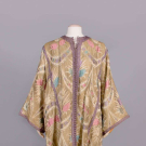 LAME’ &amp; SILK TULIP MOTIF CAFTAN, MOROCCO, EARLY 20TH C