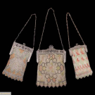 THREE WHITING &amp; DAVIS ENAMELED MAIL BAGS, USA, 1910s-1920s
