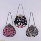 THREE ART NOUVEAU BEADED BAGS, BELGIUM, 1910s