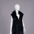 NINA RICCI SHEARED MINK &amp; FOX VEST, 1970s