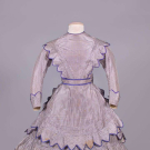 THREE PIECE GIRLS SILK PARTY DRESS, LATE 1860s