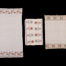 THREE TURKISH TOWELS, 19TH C
