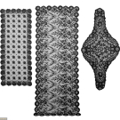 THREE MANTILA LACE SHAWLS, LATE 19TH- EARLY 20TH C