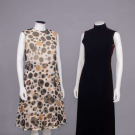 TWO PIERRE CARDIN PARTY DRESSES, PARIS, 1970s