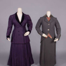 TWO WOOL WALKING SUITS, USA, 1910 &amp; 1914
