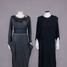 TWO BEADED AFTERNOON DRESSES, MID 1910s-1920s