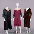 ONE EVENING &amp; TWO AFTERNOON DRESSES, c. 1917 &amp; 1930s