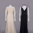 ONE SUMMER PARTY DRESS &amp; ONE EVENING GOWN, 1930s