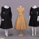 ONE LIBERTY &amp; TWO UNLABELED PARTY DRESSES, LONDON, LATE 1940s-1950s
