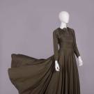GEOFFREY BEENE JERSEY EVENING DRESS, USA, 1980s
