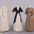 TWO DAY DRESSES &amp; ONE OVERDRESS, 1910-1912