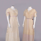 TWO LACE TEA DRESSES, 1910-1915