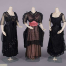 THREE BEADED &amp; EMBROIDERED EVENING DRESSES, c. 1912-1917
